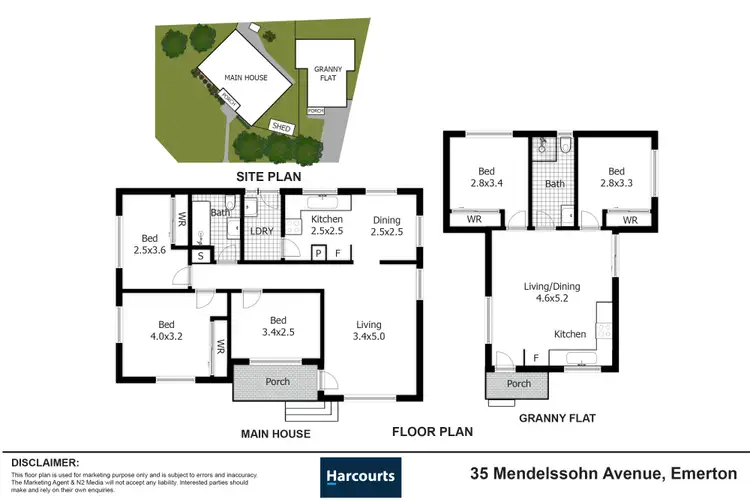 Floorplan of Homely house listing, 35 & 35A Mendelssohn Avenue, Emerton NSW 2770