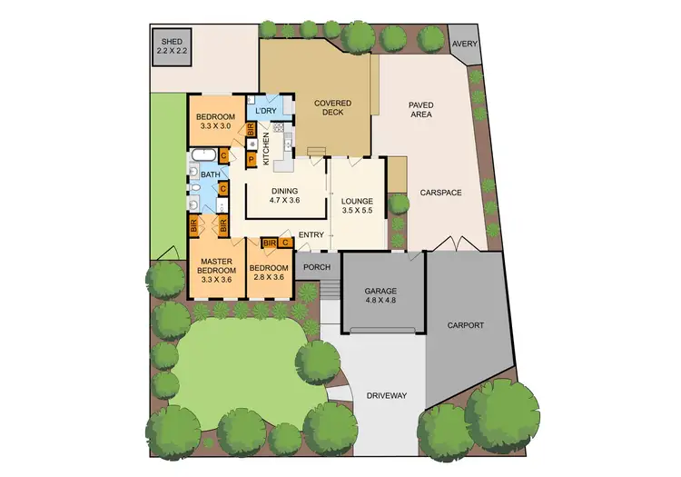Floorplan of Homely house listing, 23 Pinewood Avenue, Ringwood East VIC 3135