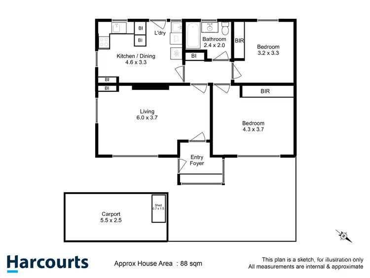 Floorplan of Homely house listing, 43 Hamilton Street, West Hobart TAS 7000