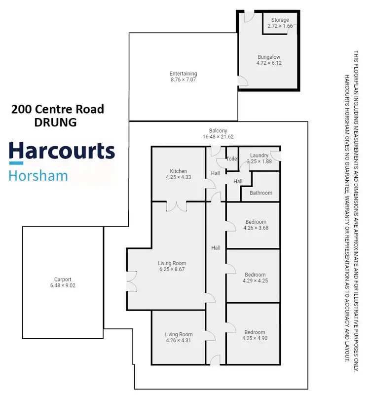 Floorplan of Homely house listing, 200 Centre Road, Drung VIC 3401