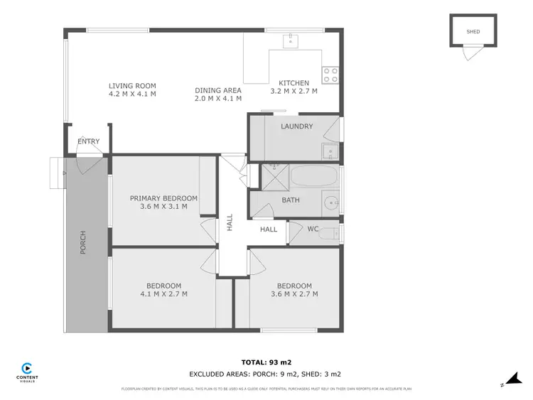 Floorplan of Homely house listing, 10 Darville Court, Blackmans Bay TAS 7052