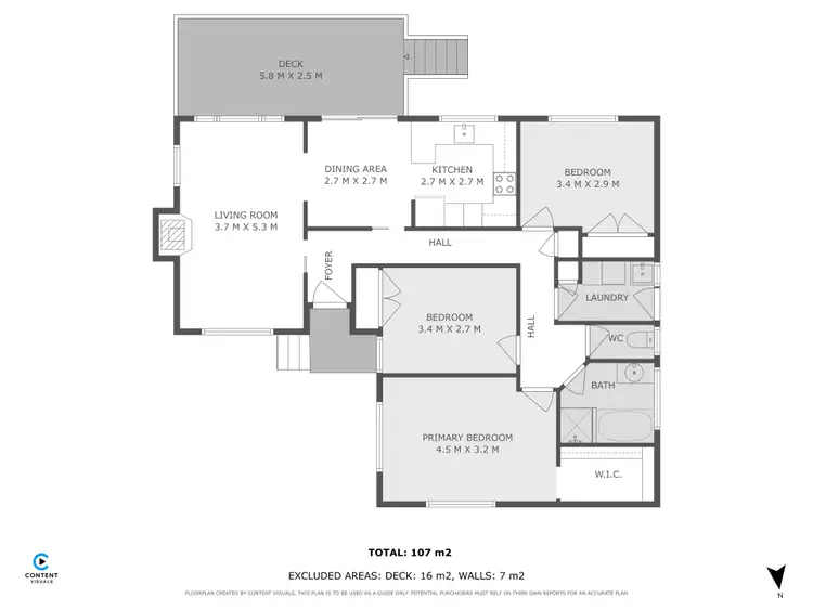 Floorplan of Homely house listing, 10 Stirling Avenue, Blackmans Bay TAS 7052