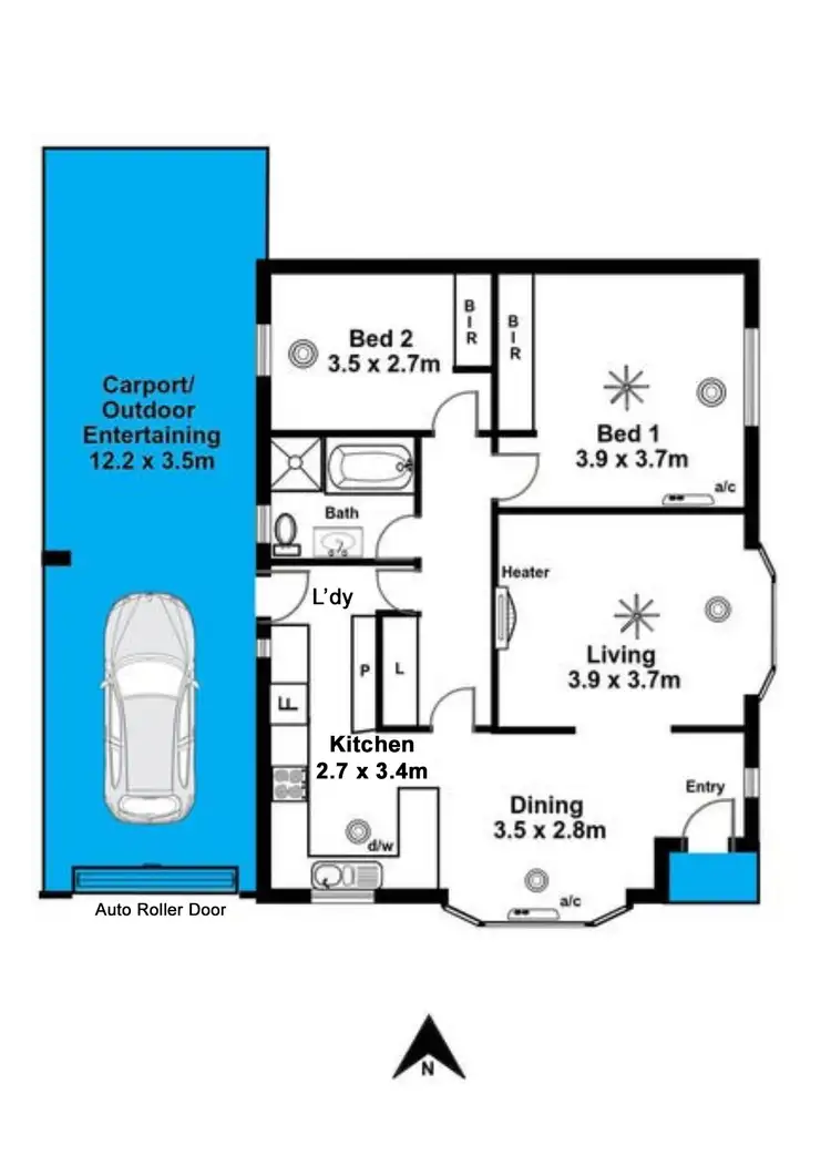 Floorplan of Homely house listing, 2/30 Maitland Street, Mitcham SA 5062