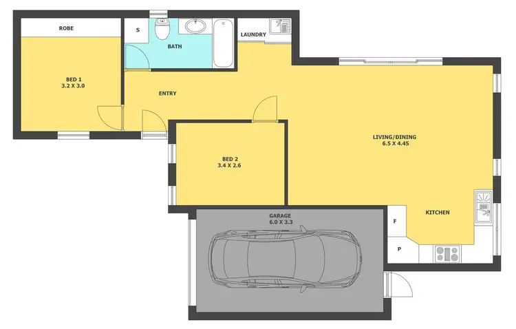 Floorplan of Homely unit listing, 3/3 Miller Street, Fawkner VIC 3060