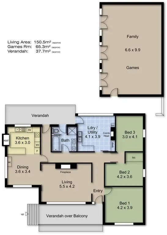 Floorplan of Homely house listing, 3 Stentiford Road, Forest Range SA 5139