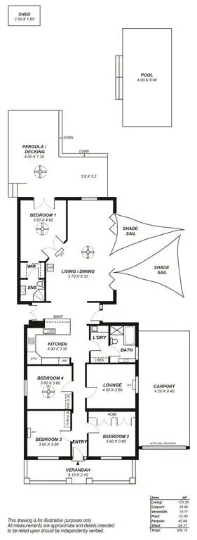 Floorplan of Homely house listing, 12 Hill Avenue, Cumberland Park SA 5041