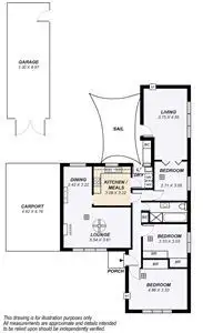 Floorplan of Homely house listing, 5 Pearce Avenue, Felixstow SA 5070