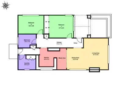 Floorplan of Homely house listing, 1065 Norman Street, Wendouree VIC