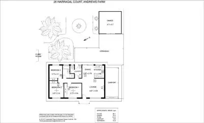 Floorplan of Homely house listing, 26 Warragal Court, Andrews Farm SA