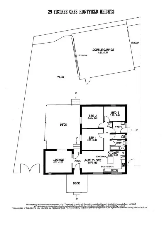 Floorplan of Homely house listing, 29 Figtree Crescent, Huntfield Heights SA 5163