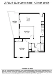 Floorplan of Homely apartment listing, 25/1328 Centre Road, Clayton VIC 3168