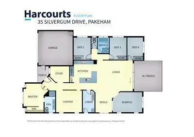 Floorplan of Homely house listing, 35 Silver Gum Drive, Pakenham VIC 3810