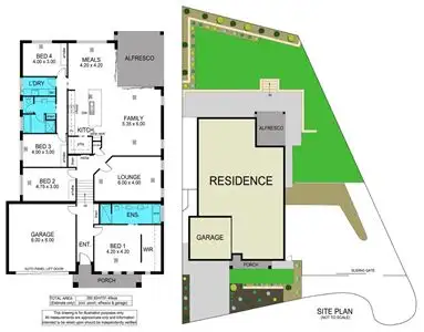 Floorplan of Homely house listing, 8 Thomas Way, Hallett Cove SA