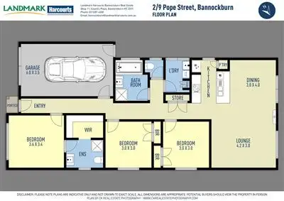 Floorplan of Homely house listing, 2/9 Pope Street, Bannockburn VIC 3331