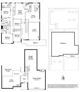 Floorplan of Homely house listing, 9 Woodleigh Crescent, Vermont South VIC
