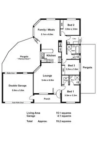 Floorplan of Homely house listing, 15 Warranqite Crescent, Hastings VIC
