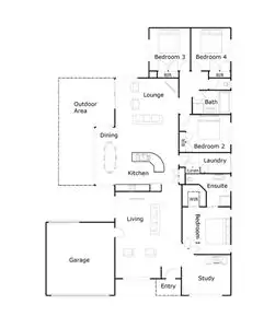Floorplan of Homely house listing, 21 Tait Drive, Creswick VIC