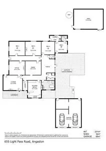 Floorplan of Homely house listing, 655 Light Pass Road, Angaston SA 5353