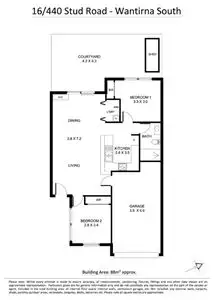 Floorplan of Homely unit listing, 16/440 Stud Road, Wantirna South VIC