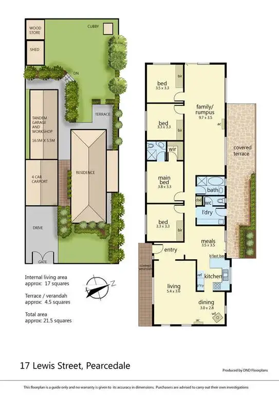 Floorplan of Homely house listing, 17 Lewis Street, Pearcedale VIC 3912