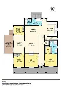 Floorplan of Homely house listing, 436 Creswick Road, Ballarat VIC 3350
