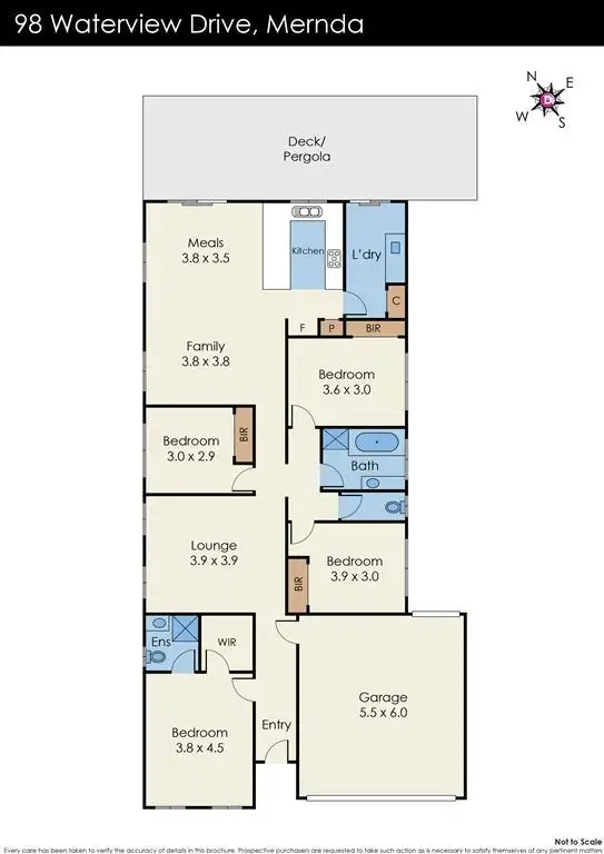 Floorplan of Homely house listing, 98 Waterview Drive, Mernda VIC 3754