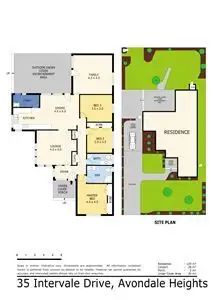 Floorplan of Homely house listing, 35 Intervale Drive, Avondale Heights VIC 3034