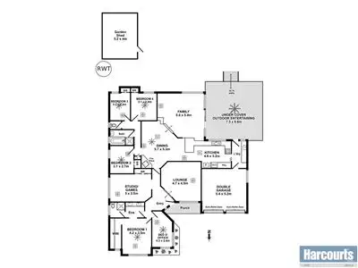 Floorplan of Homely house listing, 13 Maple Avenue, Aberfoyle Park SA 5159