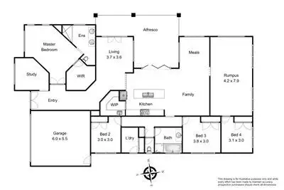 Floorplan of Homely house listing, 10 Armstrong Street, Cranbourne East VIC 3977
