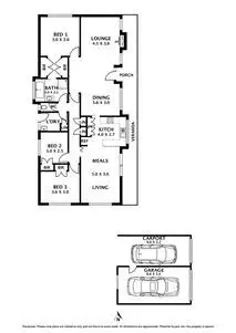 Floorplan of Homely house listing, 18 Aldridge Drive, Sunbury VIC 3429