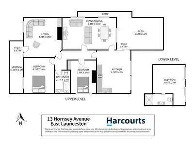 Floorplan of Homely house listing, 13 Hornsey Ave, East Launceston TAS 7250