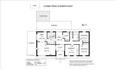Floorplan of Homely house listing, 19 Kibby Road, Elizabeth East SA 5112