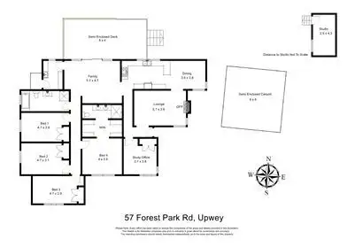 Floorplan of Homely house listing, 57 Forest Park Road, Upwey VIC 3158