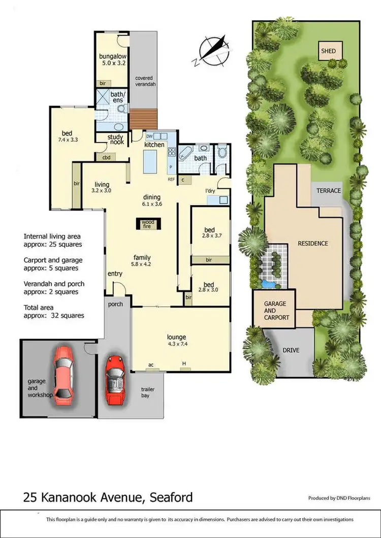 Floorplan of Homely house listing, 25 Kananook Avenue, Seaford VIC 3198