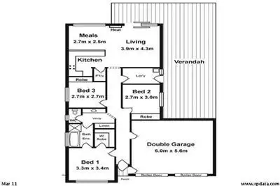 Floorplan of Homely house listing, 18 Eva Road, Munno Para West SA 5115