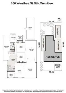 Floorplan of Homely house listing, 160 Werribee Street North, Werribee VIC 3030