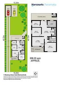 Floorplan of Homely house listing, 11 Monterey Street, South Wentworthville NSW 2145