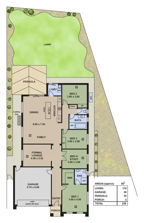 Floorplan of Homely house listing, 7 Shirvington Way, Noarlunga Downs SA 5168