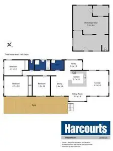 Floorplan of Homely house listing, 121 Nierinna Road, Margate TAS 7054