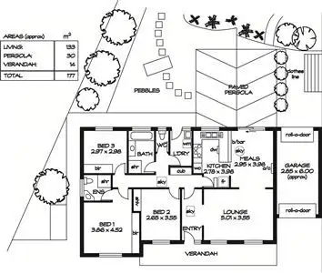 Floorplan of Homely house listing, 21 Blackthorn Avenue, Hawthorndene SA 5051