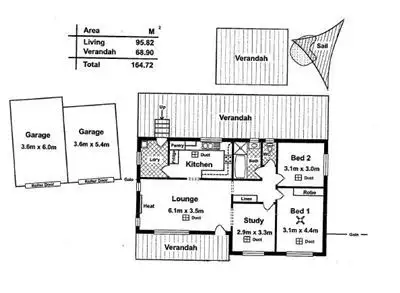 Floorplan of Homely house listing, 33 Newkree Road, Evanston Park SA 5116