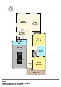 Floorplan of Homely townhouse listing, 4 Latitude Street, Ballarat East VIC 3350