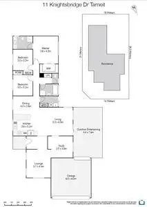 Floorplan of Homely house listing, 11 Knightsbridge Drive, Tarneit VIC 3029