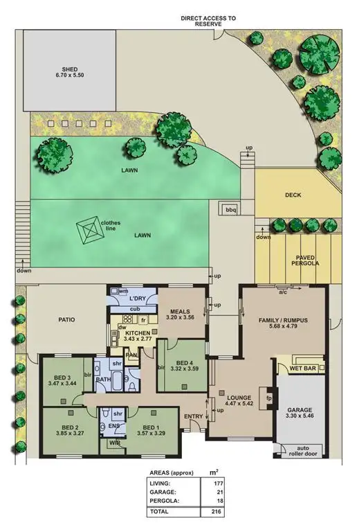 Floorplan of Homely house listing, 16 Swan Avenue, Happy Valley SA 5159