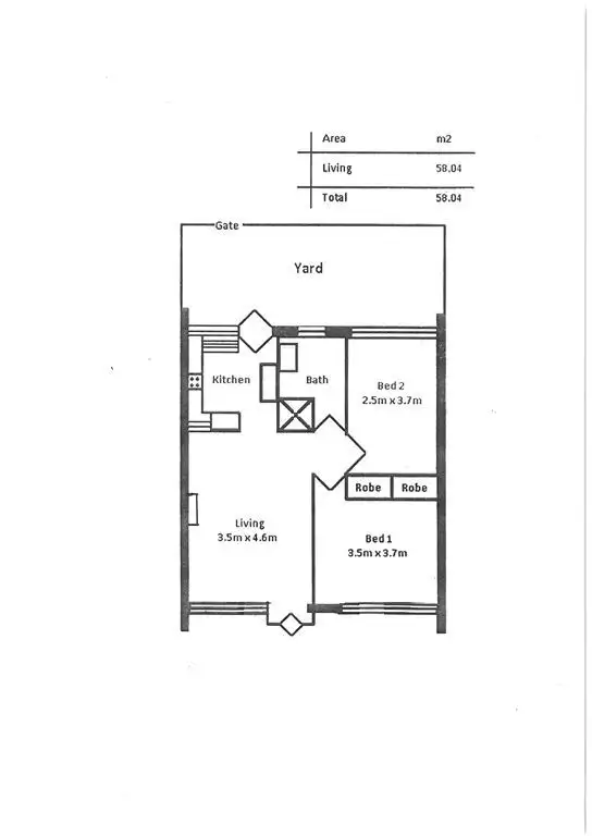Floorplan of Homely unit listing, 5/11 Barcoo Road, Para Hills SA 5096