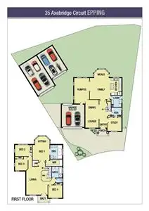 Floorplan of Homely house listing, 35 Axebridge Circuit, Epping VIC 3076