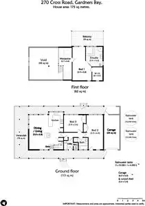 Floorplan of Homely house listing, 270 Cross Road, Gardners Bay TAS 7112