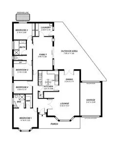 Floorplan of Homely house listing, Address available on request