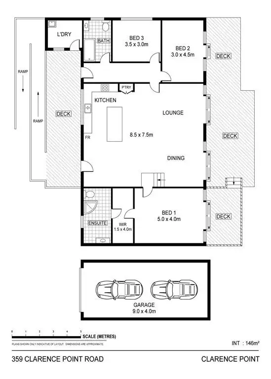 Floorplan of Homely house listing, 359 Clarence Point Road, Clarence Point TAS 7270