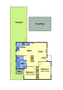 Floorplan of Homely apartment listing, 4/5-7 Wagga Rd, Reservoir VIC 3073